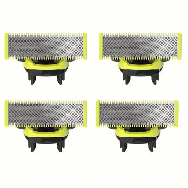 PHILIPS 1 pezzo/2 pezzi/3 pezzi/4 pezzi, Brevetto N. 015045609-0001 Testina di rasatura sostituibile, adatta per Philips One Blade Rasoio a lama singola, Macchina per riparazione capelli, per QP2520 QP2530 QP2630 QP2620, Regalo di Natale