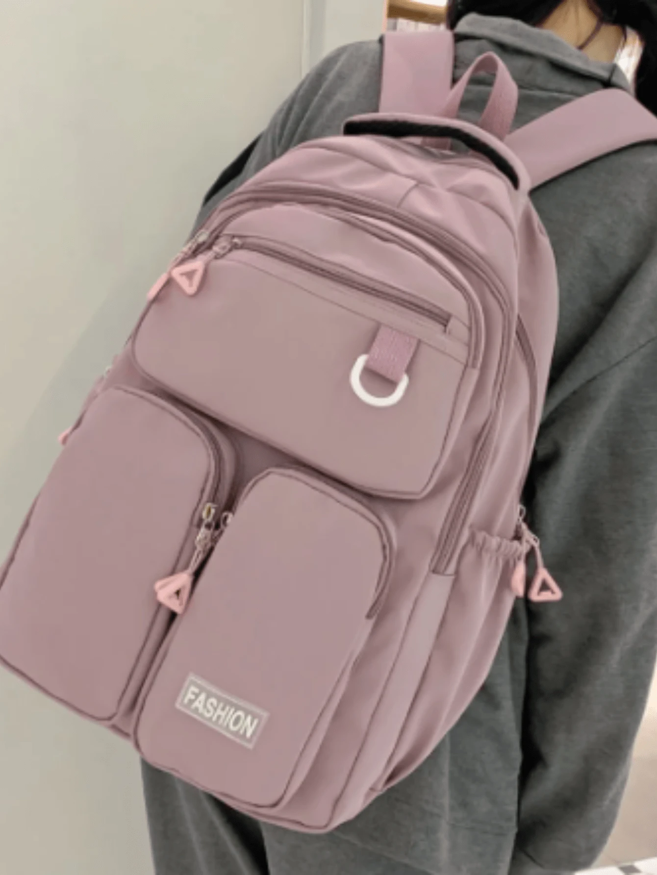 Women Fashion Backpacks - Màu Hồng baby - Xem 1