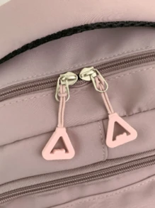 Women Fashion Backpacks - Màu Hồng baby - Xem 7