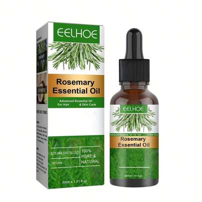 30ml Rosemary Hair Essential Oil Long Lasting Lightweight Rosemary Hair Essential Oil For Healthy Hair, With Plant Squalane