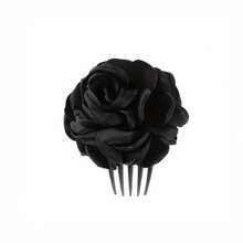 1pc Women's Multi-Color Artificial Flower Hair Comb, Elegant Vintage Rose Comb For Bridal Headpiece, Suitable For Wedding, Dating And Vacation Combs For Hair Side Comb, School Stuff