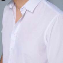Men Denim Shirts - White - View 2