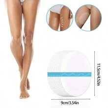 10pcs Invisible Transparent Adhesive High Elasticity Leg, Knee And Calf Protecting Patches, Anti-Friction Patches For Thighs And Legs