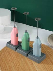 Multi-Functional Stirrer With Stand For Coffee/Milk/Eggs School Supplies - Multicolor - View 5