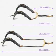 Dây đeo cổ Saxophone có thể điều chỉnh Dây đeo vai có đệm cho người mới bắt đầu thường xuyên - Phong cách màu đen ngẫu nhiên - Xem 4