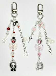 Nana Keychains - Black and White - View 2