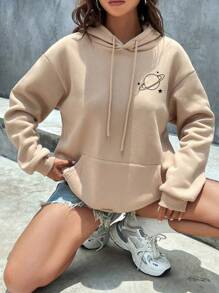 Women Sweatshirts - Màu Khaki - Xem 1