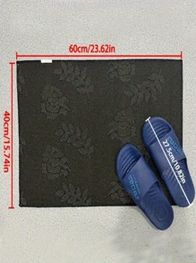 1 Mehrfarbiger Polyester Crystal Velvet Teppich für Küche, Gästezimmer, Garten und Outdoor Bereich, moderner europäischer Stil halbkreisförmiges Bohemian minimalistisches Muster, schwarz auf der Rückseite, ultradünn und strapazierfähig, schmutzabweisender Bodenbelag, geeignet für Schlafzimmer, Flur, Waschküche, Eingangsbereich, Badezimmer, Türmatte, Outdoor-Sport, dekorativer Teppich, kann von Hand oder in der Waschmaschine gewaschen werden.