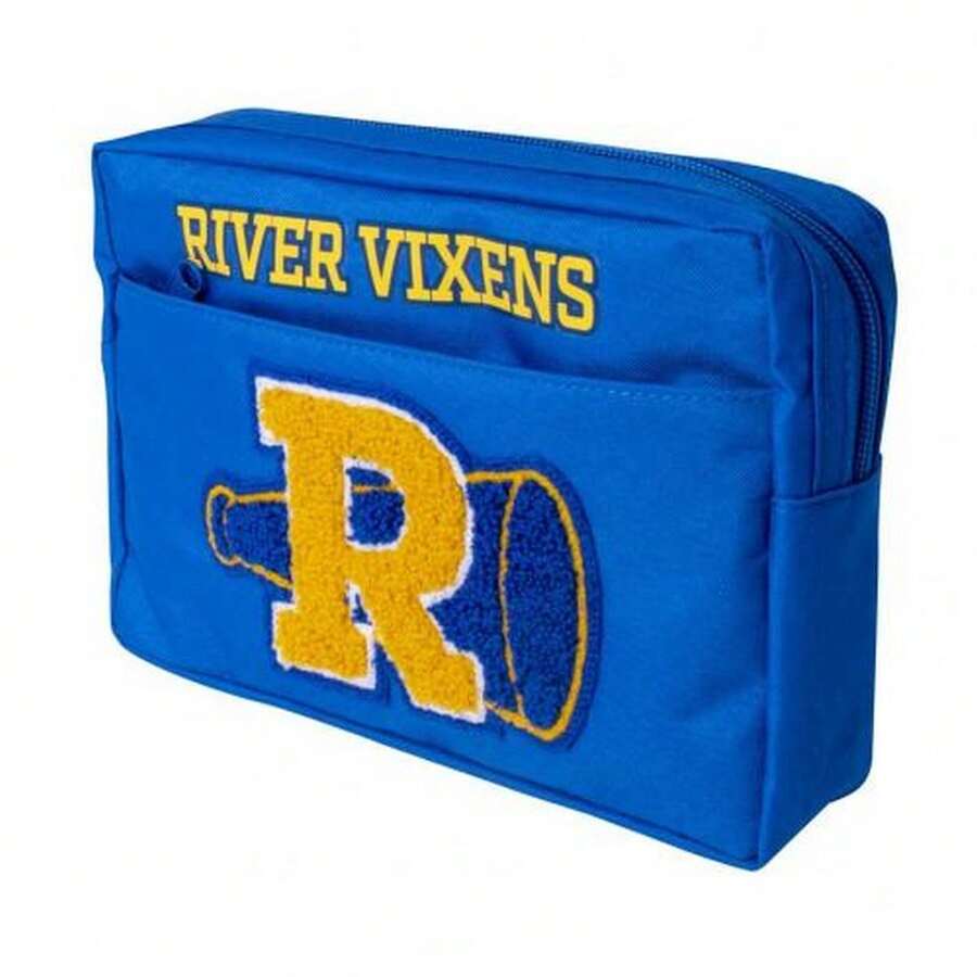 Riverdale River Vixens Pencil Case (Blue/Yellow) - Blue - View 1