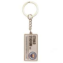 Manchester City FC Street Sign Keyring (White/Black) - Black - View 1