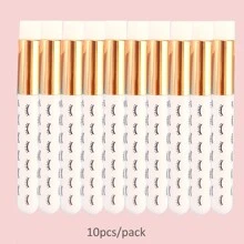 5pcs/10Pcs Eyelash Extension Cleaning Brush Nose Blackhead Washing Microbrush Eyebrow Lashes Wash Shampoo Foam Clean Brush
