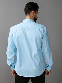 Men Cardigans - טורקיז כחול - ראה 5