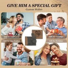 1 gepersonaliseerde herenportemonnee, cadeau voor vaders, cadeau voor Vaderdag, gepersonaliseerde foto en naam, cadeau voor Vaderdag, cadeaus voor mannen, verjaardagscadeau voor vaders, gepersonaliseerde cadeaus, schoolbenodigdheden, terug naar school, voor kantoor, voor school, voor in de klas, cadeaus voor leraren, voor de universiteit, voor collega's, voor studenten op de studentenkamer, voor leraren, voor jongens en meisjes, voor tieners, voor leerlingen van de middelbare school, voor leerlingen van de middelbare school, voor leerlingen van de middelbare school, voor studenten van de universiteit, voor eerstejaars, tweedejaars, onderbouw