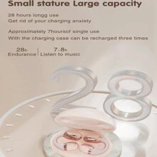 F16夾式藍牙耳機，開放式空氣傳導技術，OWS非入耳式運動無線TWS耳塞 - 白色 - 查看 6