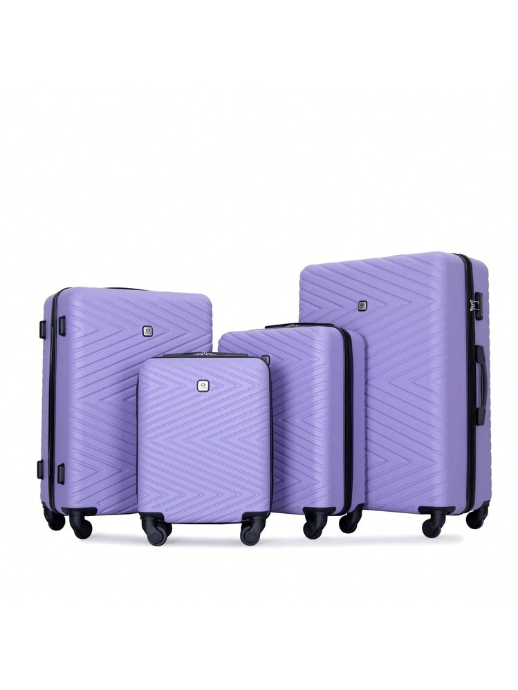 Travelhouse 4 Piece Hardshell Luggage Set Hardside Lightweight