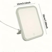 1pc LED Makeup Mirror, Foldable Standing Vanity Light, Multi-Color Options