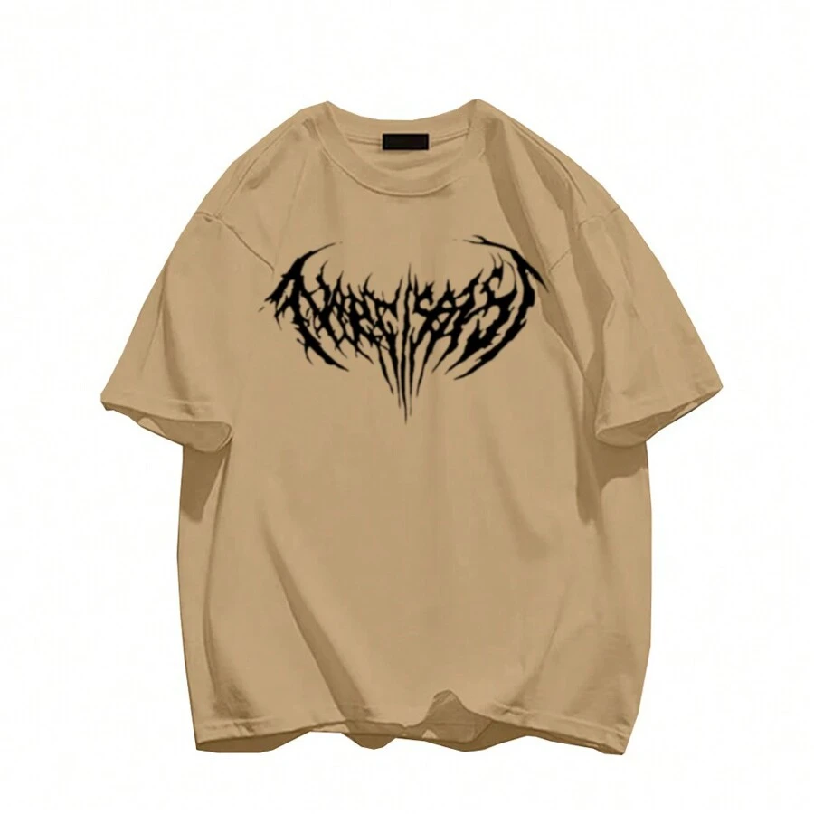 Men T-Shirts - 卡其色 - 查看 1