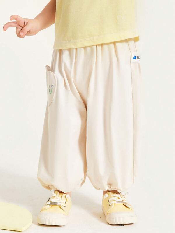 mini bala Unisex Children's Antibacterial Cool Feeling Pants 2024 New Long Pants