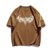 Men T-Shirts - 鏽棕色 - 查看 1