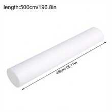 1 Roll 5m High-Efficiency Grease Capture Range Hood Filter Paper - Easy To Install, Fresh Kitchen Air, Economical Packaging - White - View 6