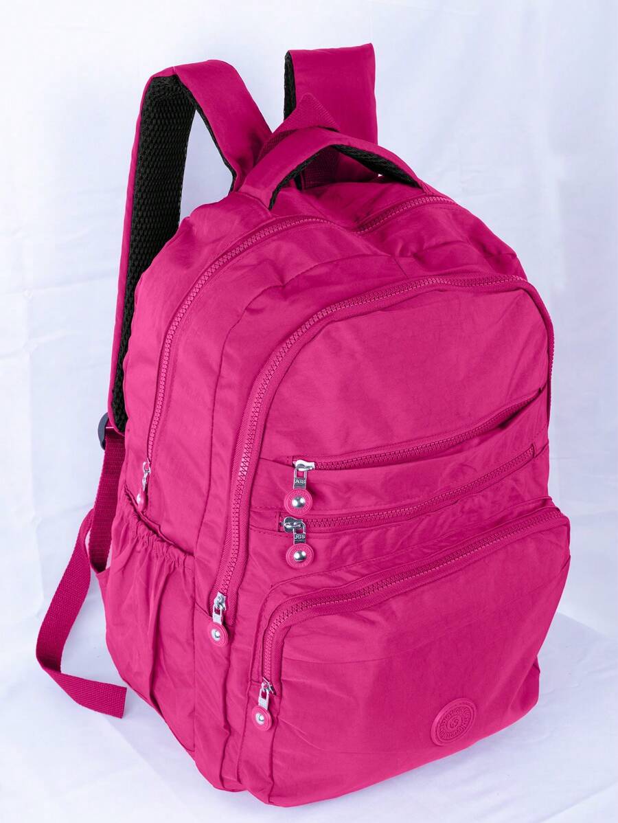Women Fashion Backpacks - Hot Pink - View 1