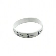Tottenham Hotspur FC Official Silicone Wristband (White) - White - View 2