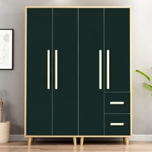 ucdfi 1入組啞面磨砂壁紙，PVC可拆式貼紙，乙烯基自粘紙，適用於家庭檯面客廳裝飾壁紙，尺寸：15.74英寸x 196.85英寸 - 墨綠色 - 查看 2