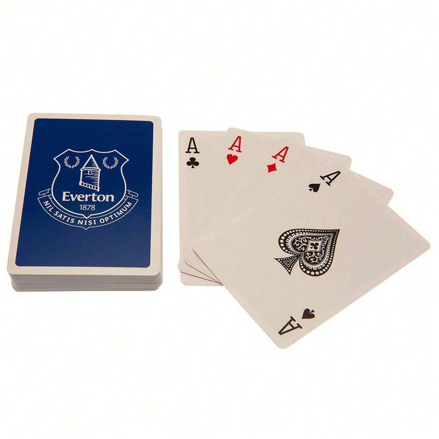 Everton FC Crest Playing Card Deck (Blue/White) - Dusty Blue - View 1