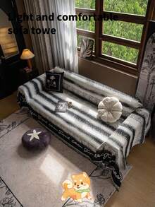 1pc All-Seasons Universal Pet Blanket, Sofa Cover, Dustproof Scratch-Resistant Couch Mat, Cat Scratch Resistant - Multicolor - View 42