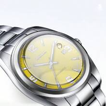 DOXA Reloj de hombre completamente automático, reloj mecánico de moda casual para hombres, luminoso, resistente al agua, correa de acero, reloj importado suizo D205SYL