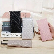 1/2/4pcs Portable Squeezed Glasses Case - PU Leather Soft Sunglasses Bag, Portable Phone Sunglasses Storage Box Cover Glasses Case Holder Organizer Storage Eyeglass Case Protective Case Glasses Bag Sunglasses Pouch For Travel Vacation Cruise Summer Holiday Travelling Bag Travel Stuff Essentials For College Dorm Home School Hotal Travel Kit