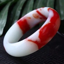 1 Vòng tay màu ngọc bích tự nhiên hạng A, Vòng tay đá quý, Trang sức chất lượng (Có nhiều màu sắc và kích cỡ) Vòng tay thời trang nữ, Vòng tay thiền chữa bệnh, Vòng tay đính đá nhiều màu sắc mịn màng có thể phát huy trí tuệ, sự cân bằng và bình yên, hãy tặng cô ấy một món quà. - D1 - Xem 4