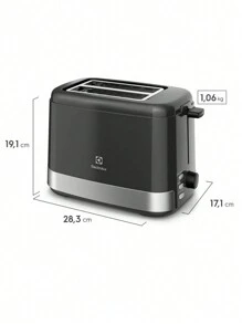Torradeira Elétrica de Pães 8 Níveis Electrolux Efficient ETS10 800W 220V Grafite - Preto - Visão 7
