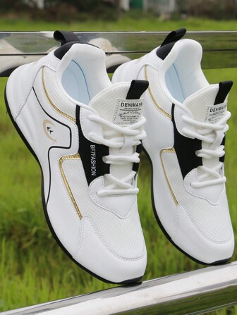 Summer Men Walking Shoes Sport Sneakers Breathable Lightweight Casual Running Shoes Suitable For Fashionable Youths