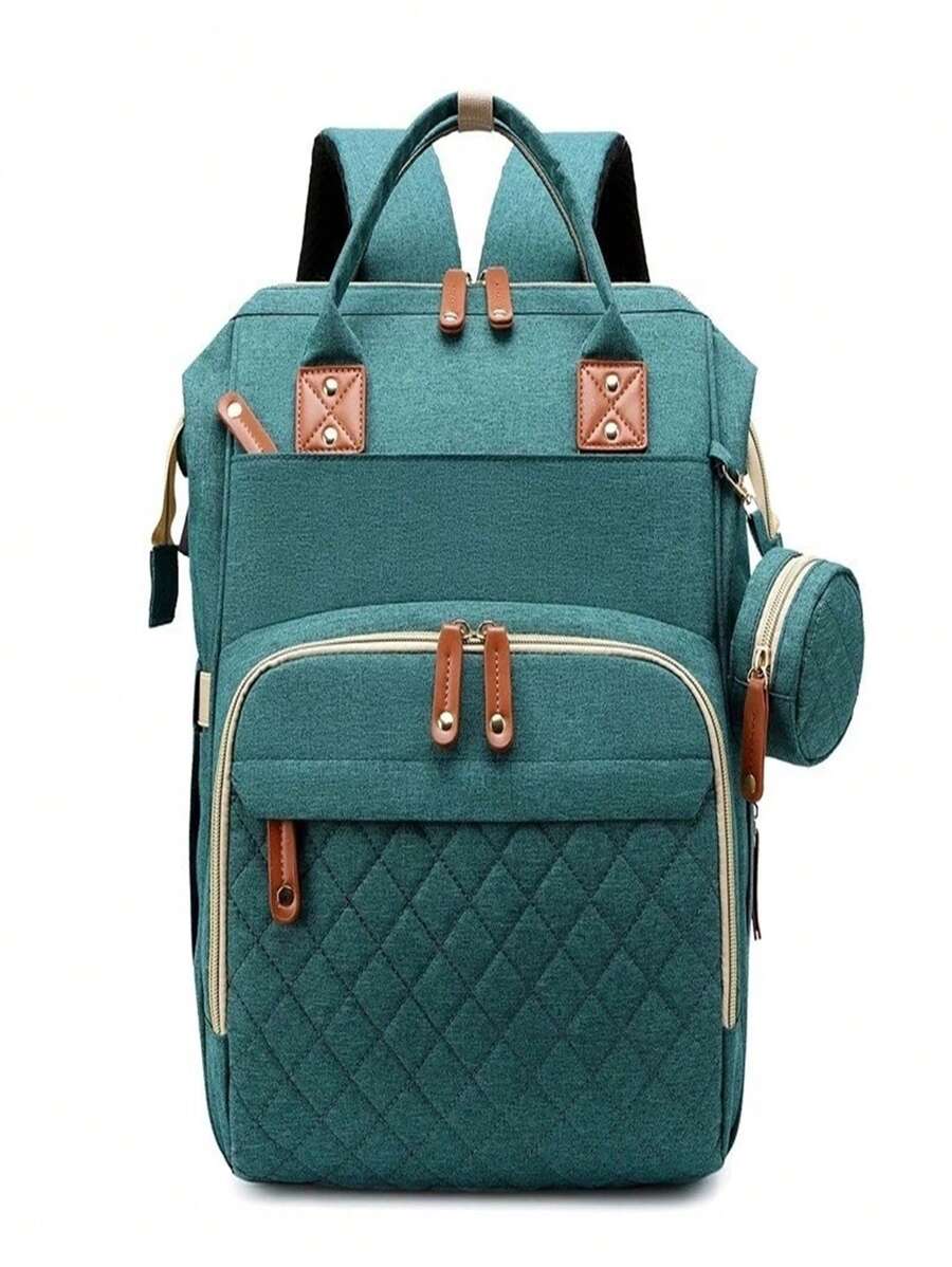 Original Waterproof Maternity Bag Backpack Bottle Holder Diaper Girl Boy - Green - View 1