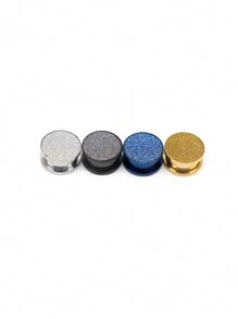 2 Peças Brincos de Alargador Aço Inoxidável Fosco Jateado com Rosca, Joias para Perfuração Corporal, Dilatador de Lóbulo da Orelha, Tamanhos de 6mm a 25mm