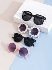 Bộ 4 chiếc kính thời trang dễ thương cho trẻ em Kính râm thời trang cho bé - Nhiều màu - Xem 10