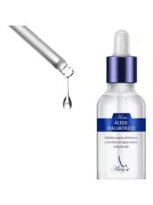 Serum Ácido Hialuronico Hidratante Suavizante Antiarrugas 30ml, Serum Facial con Ácido Hialuronico con Blanqueamiento de la Piel - Azul - Ver 1