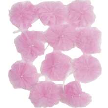 Unique Party Tulle Pom Pom Garland (Pink) - Pink - View 1
