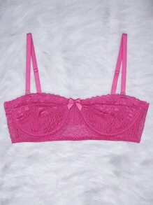 Women Bra & Panty Sets - Hot Pink - View 2