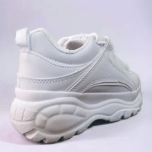 Women Wedge Sneakers - 白色 - 查看 4