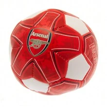Arsenal FC Crest Soft Mini Football (Red/White) - Red - View 3