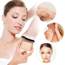 自晒黑刷，柔软身体化妆刷，便携式自晒黑刷，自晒黑面部刷，适用于身体和腿部化妆（玫瑰金），粉底刷，遮瑕刷，腮红刷，修容刷，腮红刷，古铜粉刷，散粉刷，粉底刷，腮红刷