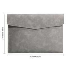 A4 File Folder PU Leather Business Document Folder Briefcase Portfolio Back To School