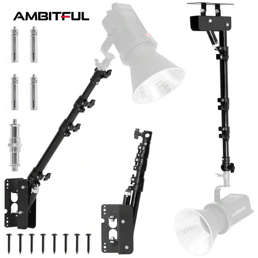 Ambitful AL-16 Cylindre De Lumière Avec Gobos Et Gels - Compatible Profoto - Pour Photo Créative