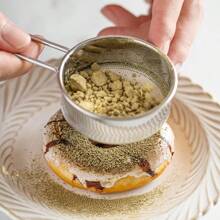 Stainless Steel Mini Baking Flour Sifter, Hand-Held Powdered Sugar Sifter, Cocoa Powder Shaker - Silver - View 3