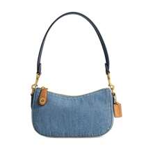 Coach Swinger 20 Denim Shoulder Bag - Indigo - View 1
