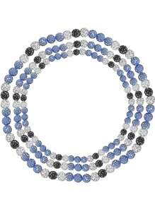 1 件棒球项链，适合男孩，冰系列项链，棒球手风格水钻球形项链，适合棒球队情人节