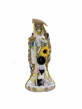 Figura De Yeso Santa Vestida Dólar 30cm (Grande) 24cm (Mediana) 15cm (Chica) Abundancia, Dinero Y Negocio