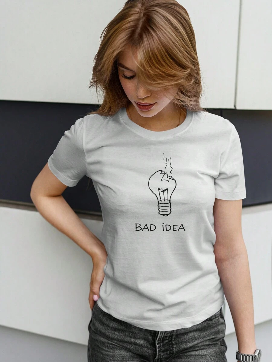 Women T-Shirts - trắng - Xem 1